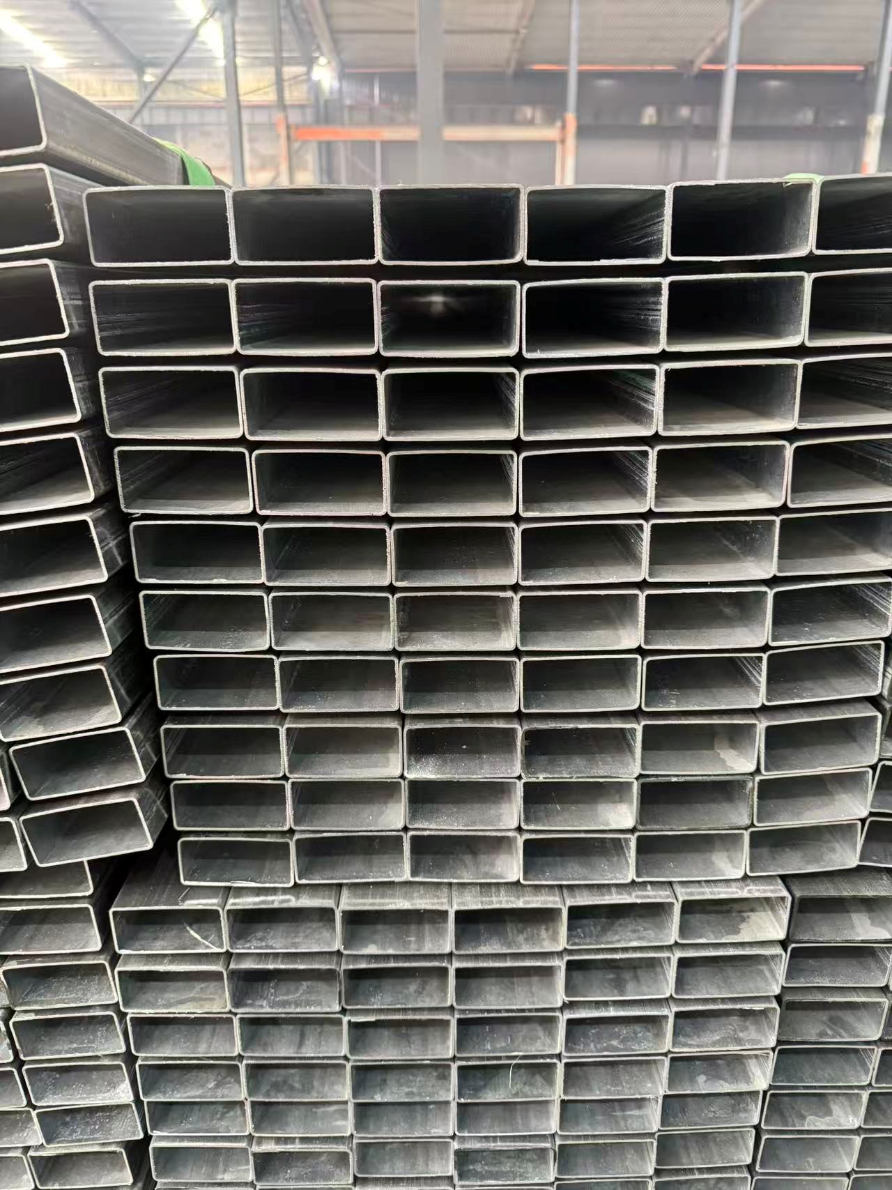 40×80×1.6 Galvanized Rectangular Tube — 40mm × 80mm × 1.6mm | Galvanized steel pipe