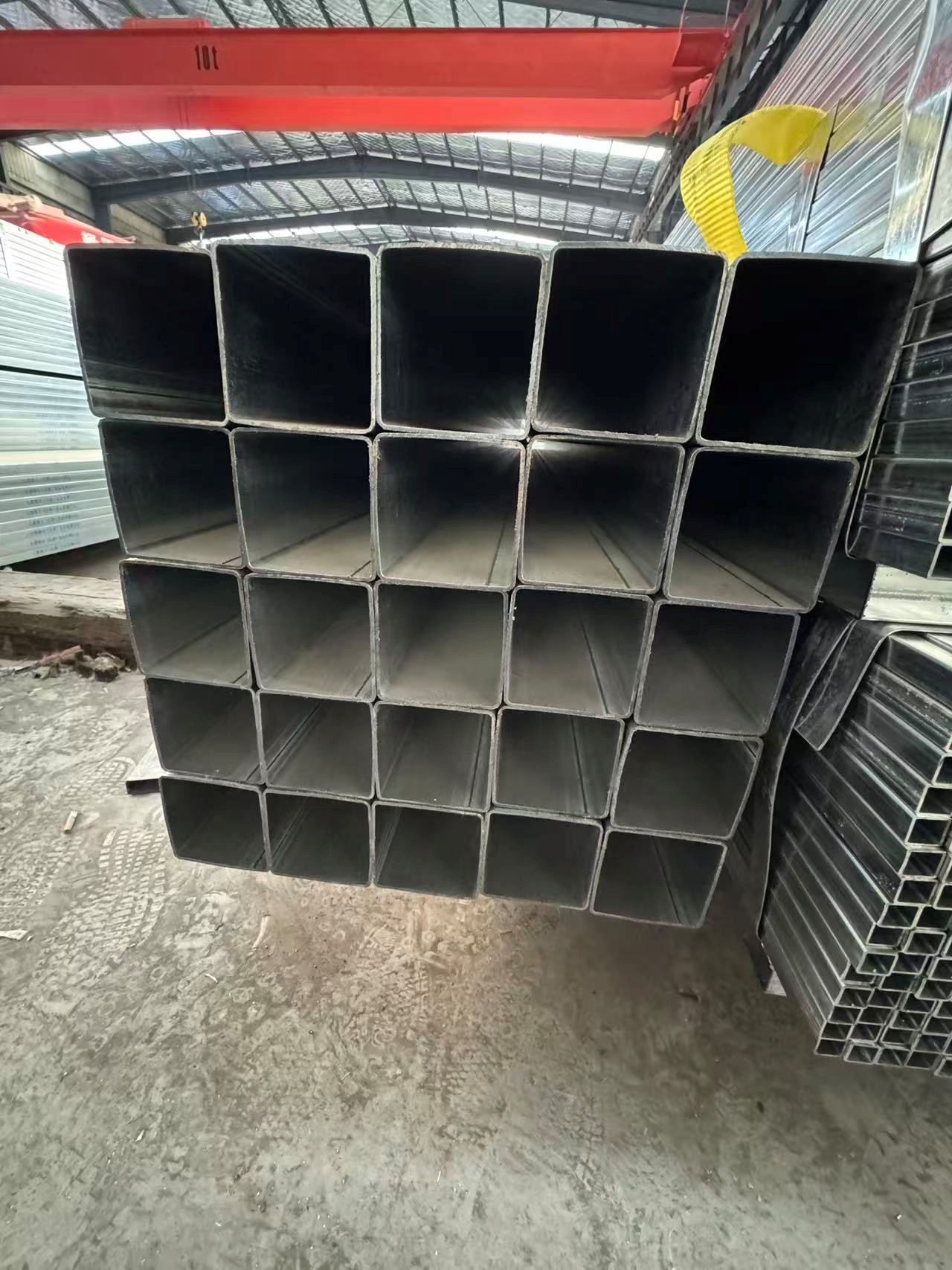 100mm Galvanized Square Tube - 100mm × 100mm (wall thickness 2.0-3.5mm) | Galvanized steel pipe by Jia Yi Steel Pipe